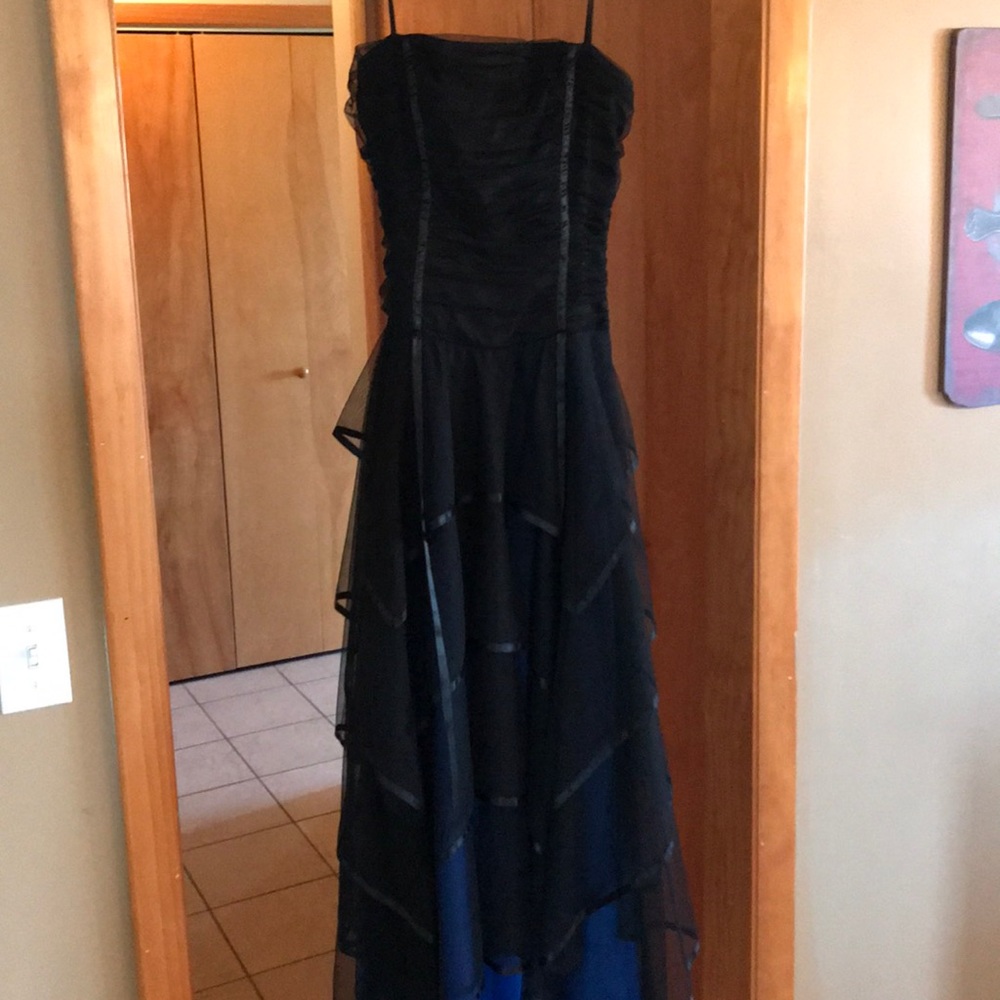 Black & Blue Prom Dress